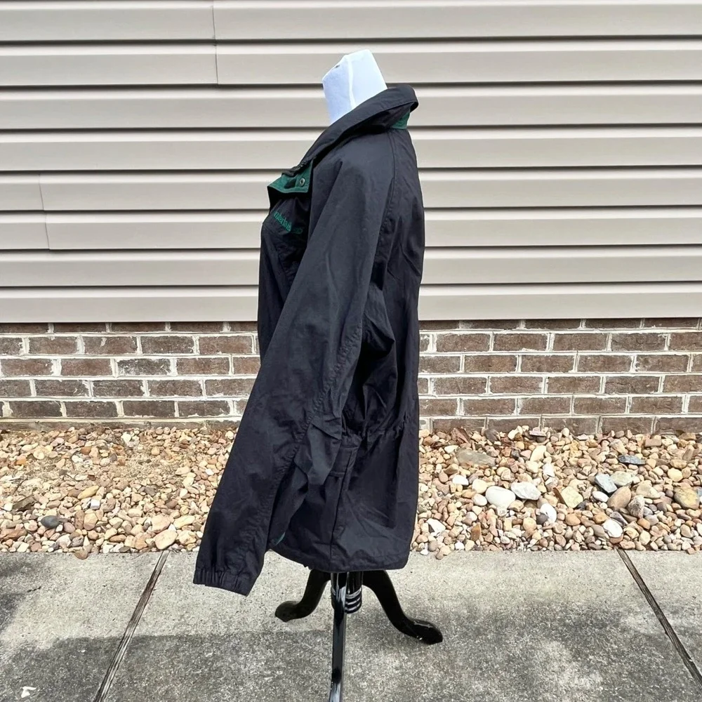 Vintage Timberland Womens Size S Rugged Corey Jacket Black/Green Nylon Fall 1997